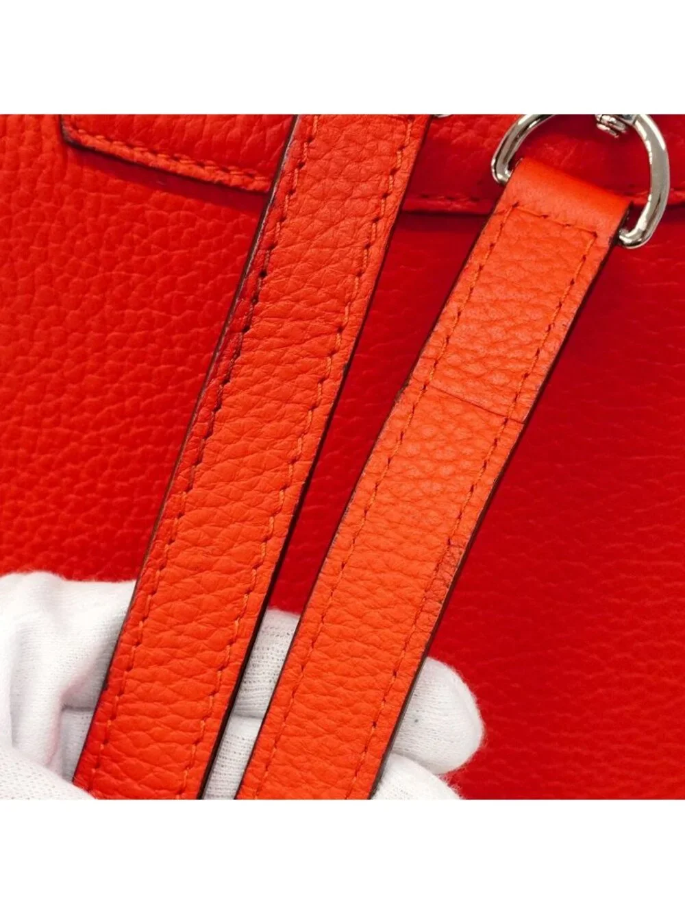 Louis Vuitton Handbag Taurillon Capucines BB Red 2-Way